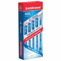 Ручка гелевая ERICH KRAUSE "G-Tone", СИНЯЯ, корпус тонированный синий, узел 0,5 мм, линия письма 0,4 мм, 17809 141222