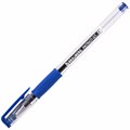 Ручка гелевая РОССИЯ "PATRIOT-GT", СИНЯЯ, корпус прозрачный, узел 0,7 мм, линия письма 0,4 мм, BRAUBERG, 143959 143959