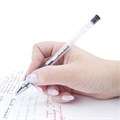 Ручка гелевая с грипом STAFF "EVERYDAY" GP-192, ЧЕРНАЯ, корпус прозрачный, узел 0,5 мм, линия письма 0,35 мм, 141823 141823