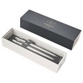 Набор PARKER "Jotter Stainless Steel CT": шариковая ручка синяя и механический карандаш, 2093256 143359
