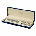 Ручка подарочная шариковая GALANT "Marburg", корпус серебристый с гравировкой, золотистые детали, пишущий узел 0,7 мм, синяя, 141015 141015
