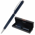 Ручка подарочная шариковая GALANT "Ricardo", корпус темно-синий, детали серебро, узел 0,7 мм, линия письма 0,5 мм, синяя, 144168 144168