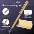 Ручка подарочная шариковая GALANT "Stiletto Gold", тонкий корпус, золотистый, золотистые детали, пишущий узел 0,7 мм, синяя, 140527 140527