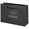 Ручка шариковая PARKER "Jotter Core Stainless Steel CT", ежедневник А5 черный, пакет, 880891 880891