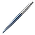Ручка шариковая PARKER "Jotter Core Waterloo Blue CT", корпус голубой, детали хром, синяя, 1953191 142383