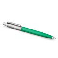 Ручка шариковая PARKER "Jotter Orig Green", корпус зеленый, нержавеющая сталь, блистер, синяя, 2076058 143863