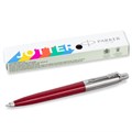 Ручка шариковая PARKER "Jotter Plastic CT", корпус красный, ежедневник А5 красный, пакет, 880897 880897