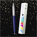 Ручка шариковая PARKER "Jotter Plastic CT", корпус синий, ежедневник А5 синий, пакет, 880896 880896