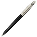 Ручка шариковая PARKER "Jotter Plastic CT", корпус черный, ежедневник А5 черный, золотой срез, пакет, 880894 880894