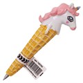 Ручка фигурная "МОРОЖЕНОЕ-ЕДИНОРОГИ-КИТЫ", СИНЯЯ, 4 дизайна ассорти, 0,5 мм, BRAUBERG, 142765 142765