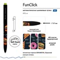 Ручка шариковая автоматическая BRUNO VISCONTI "FunClick", СИНЯЯ, "Food", ассорти, линия письма 0,5 мм, 20-0297/04 144179