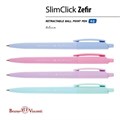 Ручка шариковая автоматическая BRUNO VISCONTI "SlimClick", "Zefir", СИНЯЯ, ассорти, узел 0,5 мм, линия письма 0,3 мм, 20-0229 142908