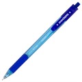 Ручка шариковая масляная автоматическая с грипом ЮНЛАНДИЯ COLOR MIX, СИНЯЯ, 0,7 мм, линия письма 0,35 мм, 143239 143239