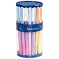 Ручка шариковая BRAUBERG SOFT TOUCH GRIP "GRADE PASTEL", СИНЯЯ, мягкое покрытие, ассорти, узел 0,7 мм, 143711 143711