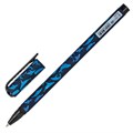 Ручка шариковая BRAUBERG SOFT TOUCH STICK "WHALE", СИНЯЯ, мягкое покрытие, узел 0,7 мм, 143709 143709