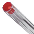 Ручка шариковая STAFF "Basic Budget BP-04", КРАСНАЯ, линия письма 0,5 мм, с штрихкодом, 143870 143870