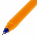 Ручка шариковая масляная BRAUBERG "Extra Glide Orange", СИНЯЯ, трехгранная, узел 0,7 мм, линия письма 0,35 мм, 142925 142925
