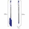 Ручка шариковая масляная BRAUBERG "Extra Glide", СИНЯЯ, трехгранная, узел 1 мм, линия письма 0,5 мм, 141700 141700