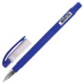 Ручка шариковая масляная BRAUBERG "Matt", СИНЯЯ, корпус синий, узел 0,7 мм, линия письма 0,35 мм, 142486 142486