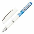 Ручка шариковая масляная с грипом BRAUBERG "Roll-X", СИНЯЯ, корпус белый с печатью, узел 0,7 мм, линия письма 0,35 мм, 143008 143008