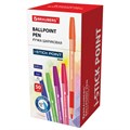 Ручка шариковая с грипом BRAUBERG "i-STICK POINT NEON", СИНЯЯ, корпус ассорти, игольчатый узел 0,7 мм, линия письма 0,35 мм, 144022 144022