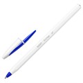 Ручки шариковые BIC "Cristal Up", НАБОР 4 шт., СИНИЕ, узел 1 мм, линия письма 0,32 мм, блистер, 949875 143973