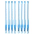 Ручки шариковые BIC "Round Stic", НАБОР 8 шт., СИНИЕ, узел 1 мм, линия письма 0,32 мм, пакет, 928497 143976