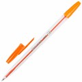 Ручки шариковые BRAUBERG, НАБОР 6 шт., АССОРТИ, "Line", корпус прозрачный, узел 1 мм, линия письма 0,5 мм, 142819 142819