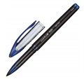 Ручка-роллер Uni-Ball "AIR Micro", СИНЯЯ, корпус черный, узел 0,5 мм, линия 0,24 мм, UBA-188-M BLUE 144115