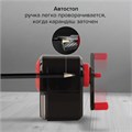 Точилка механическая BRAUBERG "ULTRA", для чернографитных и цветных карандашей, крепление к столу, корпус черный с красным, 228626 228626