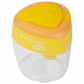 Точилка BRAUBERG KIDS "MAXI", 2 отверстия, с большим контейнером, трехгранный корпус, цвета ассорти, 271945 271945