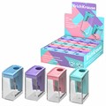 Точилка ERICH KRAUSE "City Mini", с контейнером, пластиковая, корпус ассорти, 61277 272901