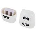 Точилка с ластиком 2 в 1 BRAUBERG KIDS "Панда", 2 отверстия, блистер, 271988 271988
