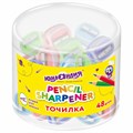 Точилка ЮНЛАНДИЯ "COLOR PASTEL", двуцветная, пастельные цвета ассорти, 272505 272505