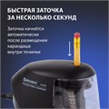 Точилка электрическая BRAUBERG "ORIGINAL", питание 220 В/4 батарейки АА, фрезерный механизм, 227565 227565