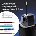 Точилка электрическая BRAUBERG ONE фреза с автостопом, 4 батарейки AA/USB (под адаптер), 270577 270577