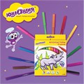 Фломастеры ЮНЛАНДИЯ 12 цветов, "ЭКЗОТИКА", вентилируемый колпачок, картон, 151421 151421