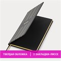 Блокнот А5 (135х205 мм), BRAUBERG "TOUCH", под кожу, 80 л., линия, черный, 113409 113409