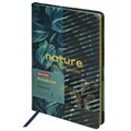 Блокнот А5 (143x210 мм), BRAUBERG VISTA "Nature", под кожу, твердый, срез фольга, 80 л., 112078 112078