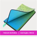 Блокнот МАЛЫЙ ФОРМАТ (100х150 мм) А6, BRAUBERG VISTA "Monstera", под кожу, гибкий, тиснение фольга, 80 л., 112093 112093