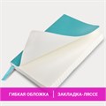Блокнот МАЛЫЙ ФОРМАТ (91х140 мм) А6, BRAUBERG ULTRA, под кожу, 80 г/м2, 96 л., клетка, бирюзовый, 113027 113027