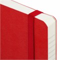Блокнот МАЛЫЙ ФОРМАТ (91х140 мм) А6, BRAUBERG ULTRA, под кожу, 80 г/м2, 96 л., клетка, красный, 113025 113025