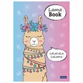 Блокнот А5 145х210 мм, 50 л., склейка, обложка картон, в точечку, HATBER "Premium", "I love LAMA", 50Б5лA9к 111915