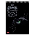 Блокнот А5 146х215 мм, 80 л., гребень, клетка, ламинация, 3D фольга, HATBER, "Royal Cats", 80Б5лофВ1гр 114352