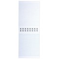 Блокнот МАЛЫЙ ФОРМАТ А7 75х105 мм, 40 л., гребень, картон, клетка, BRAUBERG, "Креатив", 129854 129854