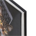 Блокнот А5 (135х206 мм), 80 л., твердый, выборочный лак, клетка, STAFF, "Милый котик", 111603 111603