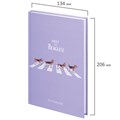 Блокнот А5 134х206 мм, 80 л., твердый, клетка, выборочный лак, STAFF, "Beagles", 114424 114424