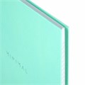Блокнот БОЛЬШОЙ ФОРМАТ 200х290 мм, А4, 80 л., твердый, клетка, BRAUBERG "Minimal", мятный, 116435 116435