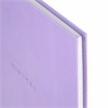Блокнот БОЛЬШОЙ ФОРМАТ 200х290 мм, А4, 80 л., твердый, клетка, BRAUBERG "Minimal", сиреневый, 116434 116434