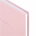 Блокнот МАЛЫЙ ФОРМАТ 110х147 мм, А6, 80 л., твердый, клетка, BRAUBERG "Minimal", розовый, 116449 116449